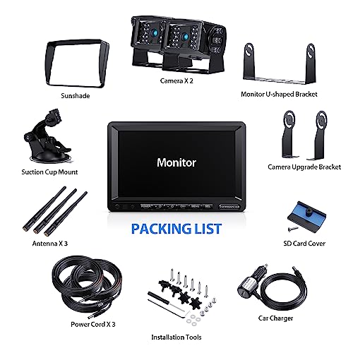 Digital Wireless Backup Camera System Kit for RV