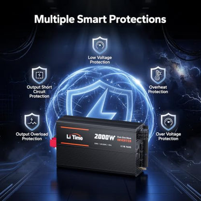 2000W Pure Sine Wave Power Inverter
