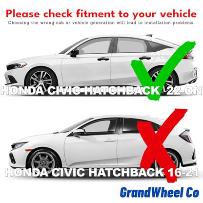 Window Deflectors Smoke Tinted in (4 Count)