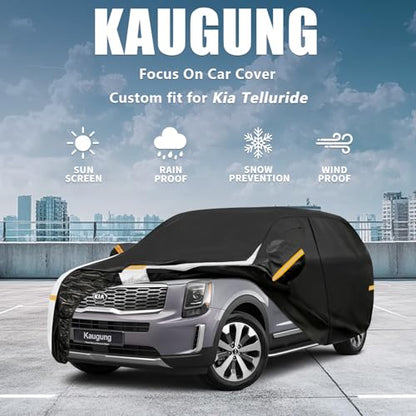 10 Layers Car Cover Custom Fit for Kia Telluride 2016