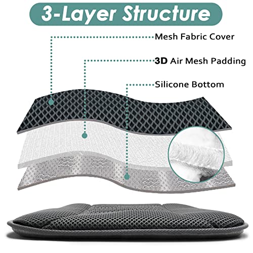 Car Seat Cushion Breathable Mesh Non