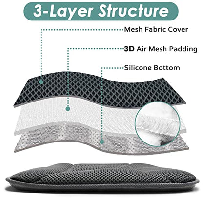 Car Seat Cushion Breathable Mesh Non