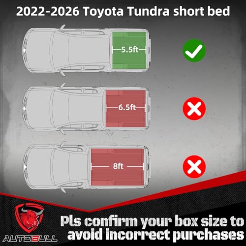 Soft Tri Fold tonneau Cover Compatible with 2022