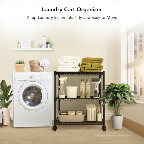 3 Tier Wire Shelving Unit Storage Rack