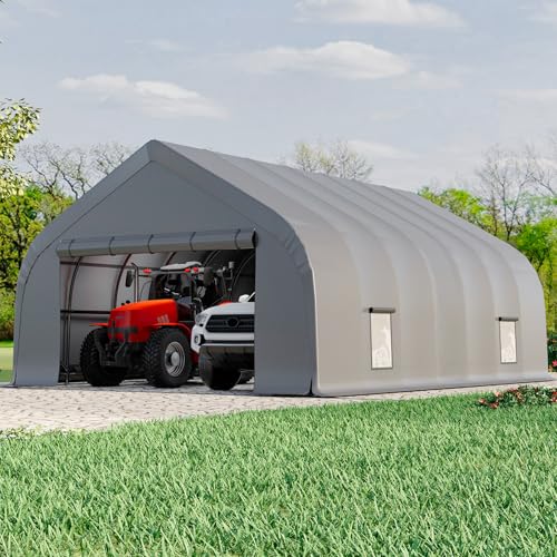20x30 FT Reinforced Heavy Duty Carport