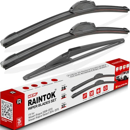 Windshield Wiper Blades Replacement for Nissan Rogue 2008 2009 2010 2011 2012 2013