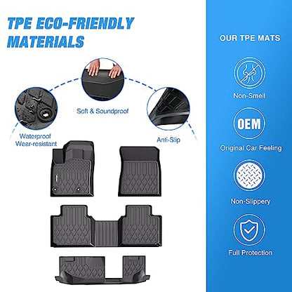 TPE Floor Mats for Mitsubishi Outlander 2022 2023 2024 2025