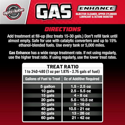 Gas Enhance Gasoline Additive (24 Count)