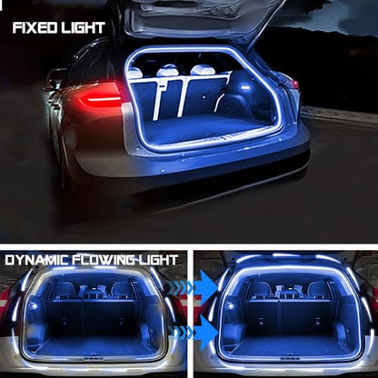 Upgrade Dynamic Flowing Car LED Trunk Light Strip