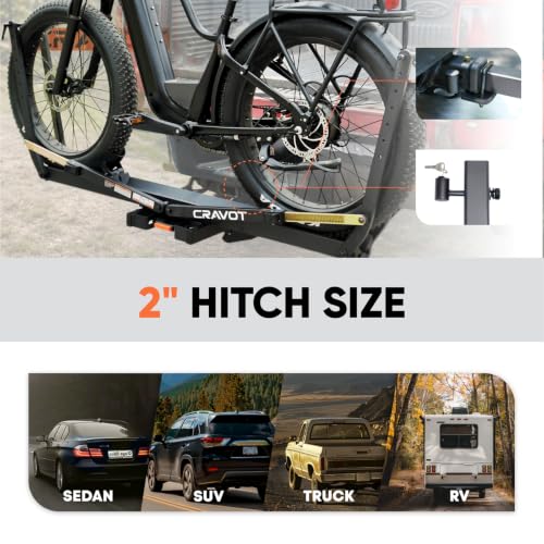 Single Ebike Rack for Tow Hitch