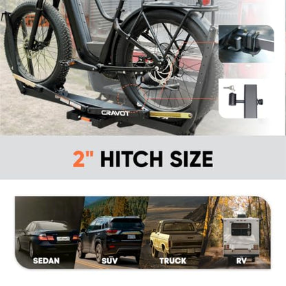 Single Ebike Rack for Tow Hitch