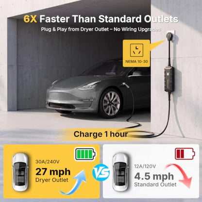 Level 2 EV Charger 30Amp 240V