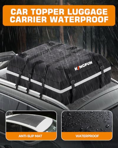 Rooftop Cargo Carrier Bag 20 Cu Ft Waterproof Car Roof Bag