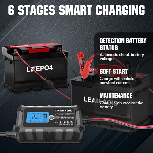 6V 12V 6A Automatic Battery Charger