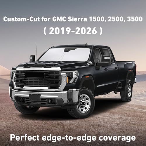 Windshield Sunshade for GMC Sierra 1500 2500 3500 2019