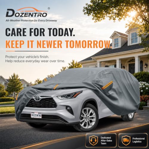 Waterproof Heavy Duty Car Cover Custom Fit Toyota Highlander