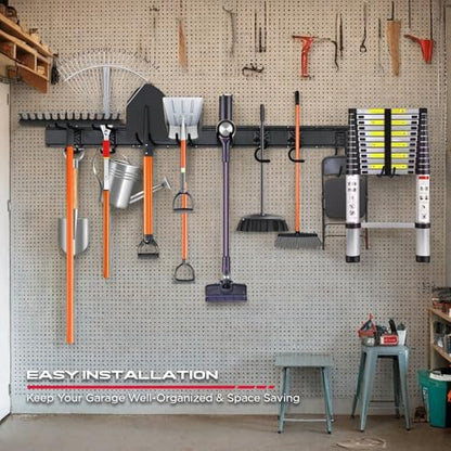 64" Heavy Duty Garage Storage Tool Organizer Wall Mount (79 Count)