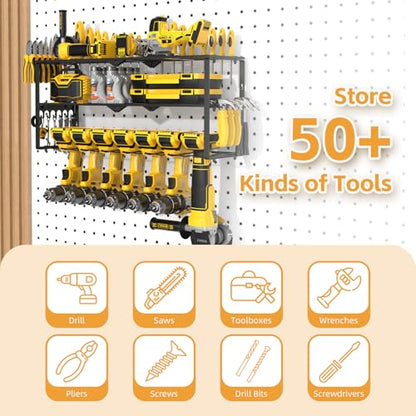 Power Tool Organizer Wall Mount Cordless