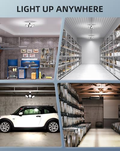 Rotatable LED Garage Light 2 Pack (2 Count)