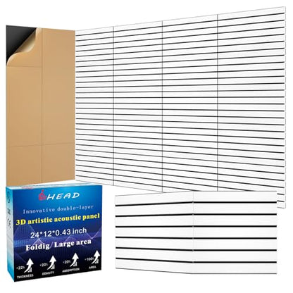 6 Pack 2 Layer Fold Soundproof Wall Panels