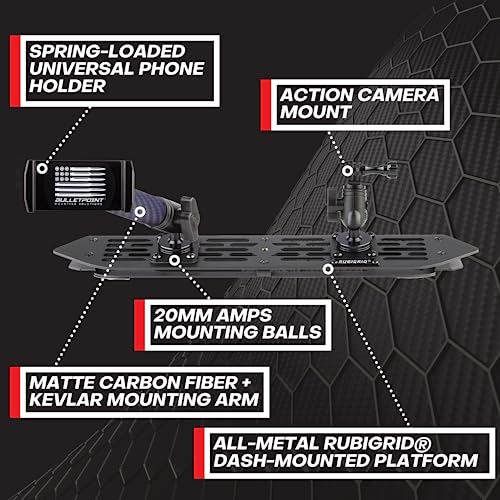 RubiGrid Dash Mount Platform Phone Holder for 2018