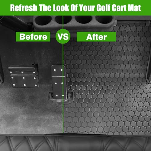 EZGO TXT Golf Cart Full Coverage Floor Liner Mat