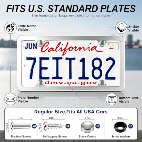 Chrome License Plate Frames