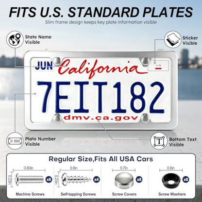 Chrome License Plate Frames
