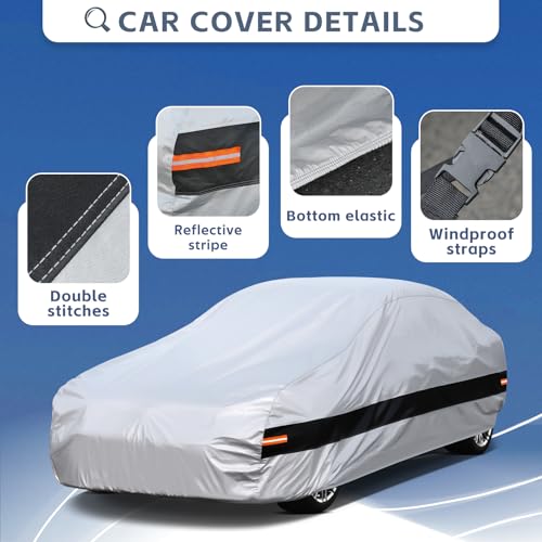 10 Layers Car Cover Custom Fit for Dodge Charger