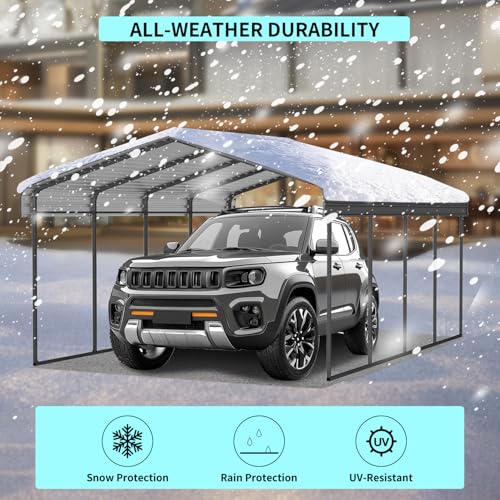 12x20 FT Metal Carport