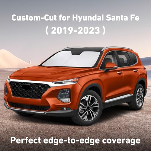 Windshield Sunshade Compatible for Hyundai Santafe 2019