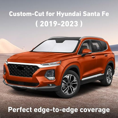 Windshield Sunshade Compatible for Hyundai Santafe 2019