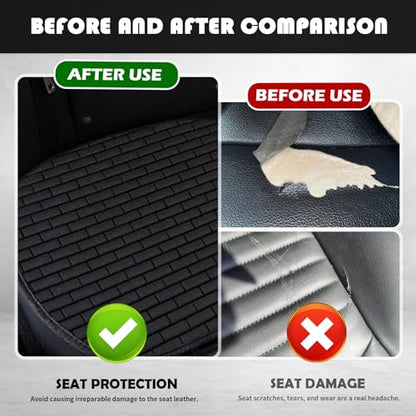 Upgraded Car Seat Covers Front Seats with Storage Bag