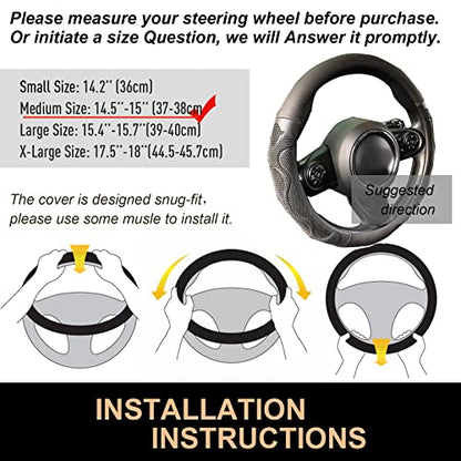Comfy Grip Steering Wheel Cover Universal 14.5