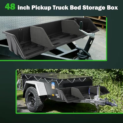 48" PP Plastic Truck Bed Tool Box