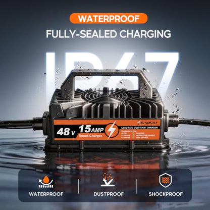 15 AMP Golf Cart Charger 48 Volt 3