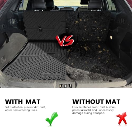 Floor Mats&Cargo Backrest Mat for Ford Edge 2015