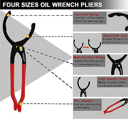 Oil Filter Wrench Set