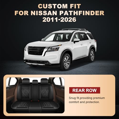 2 Front Car Seat Covers for Nissan Pathfinder 2011