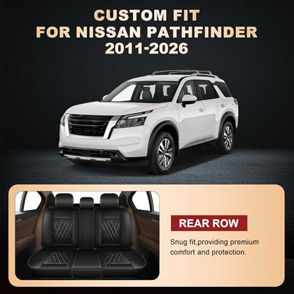 2 Front Car Seat Covers for Nissan Pathfinder 2011