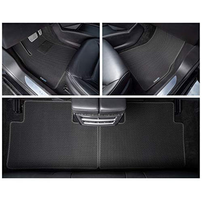 All Weather Car Floor Mats Compatible with Tesla Model S 2012