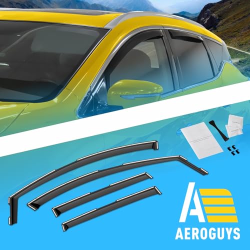 Extra Durable Window Deflectors in (4 Count)