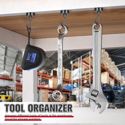 60LBS Magnetic Hooks (8 Count)