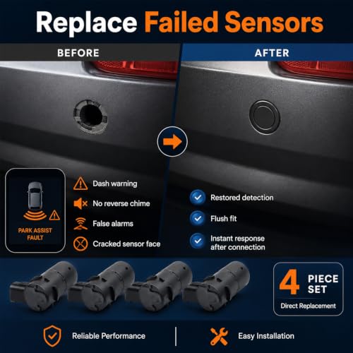 4Pcs PDC Parking Sensor for Nissan Titan Armada 2005