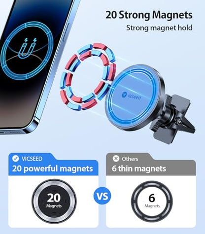 for MagSafe Car Mount [Strongest Magnet Power] Car Phone Holder