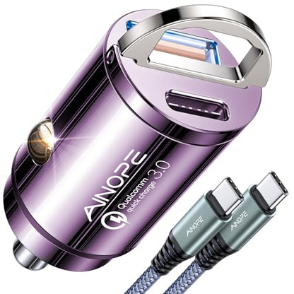 90W Car Charger USB C Fast Charge