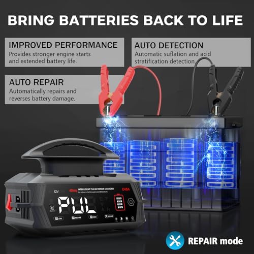 Car Battery Charger 45 Amp