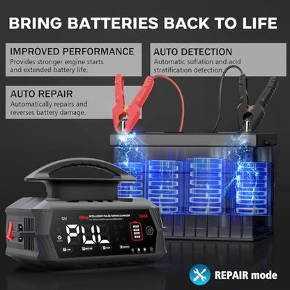 Car Battery Charger 45 Amp