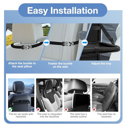 Car Backseat Organizer with Table Tray (2 Count)