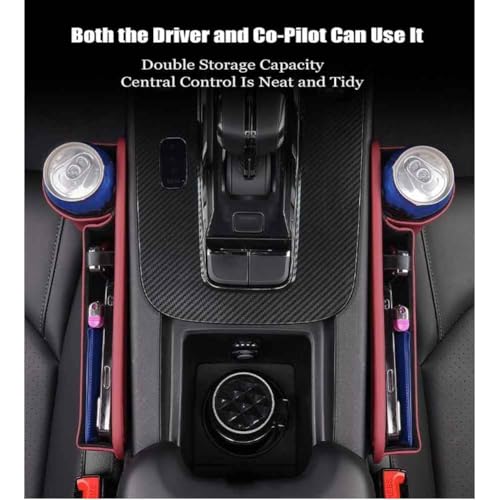 2 Pcs Car Seat Gap Filler Organizer for Tesla Model Y 2021